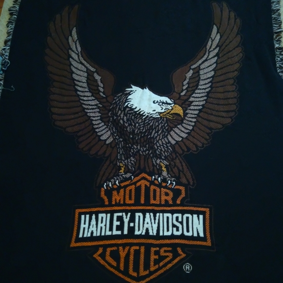 Harley-Davidson Other - RARE VINTAGE Harley-Davidson Tapestry Blanket